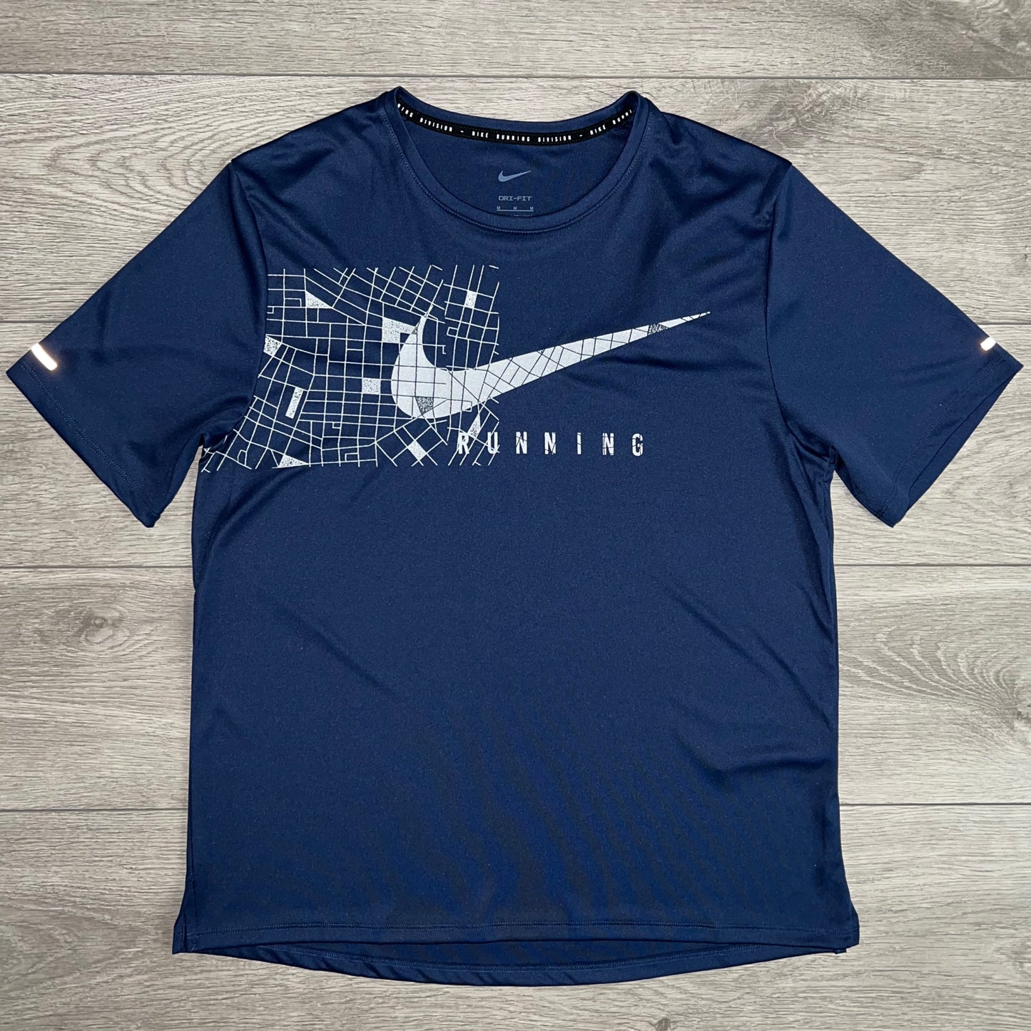 Nike Dri-Fit Run UV Navy T-Shirt