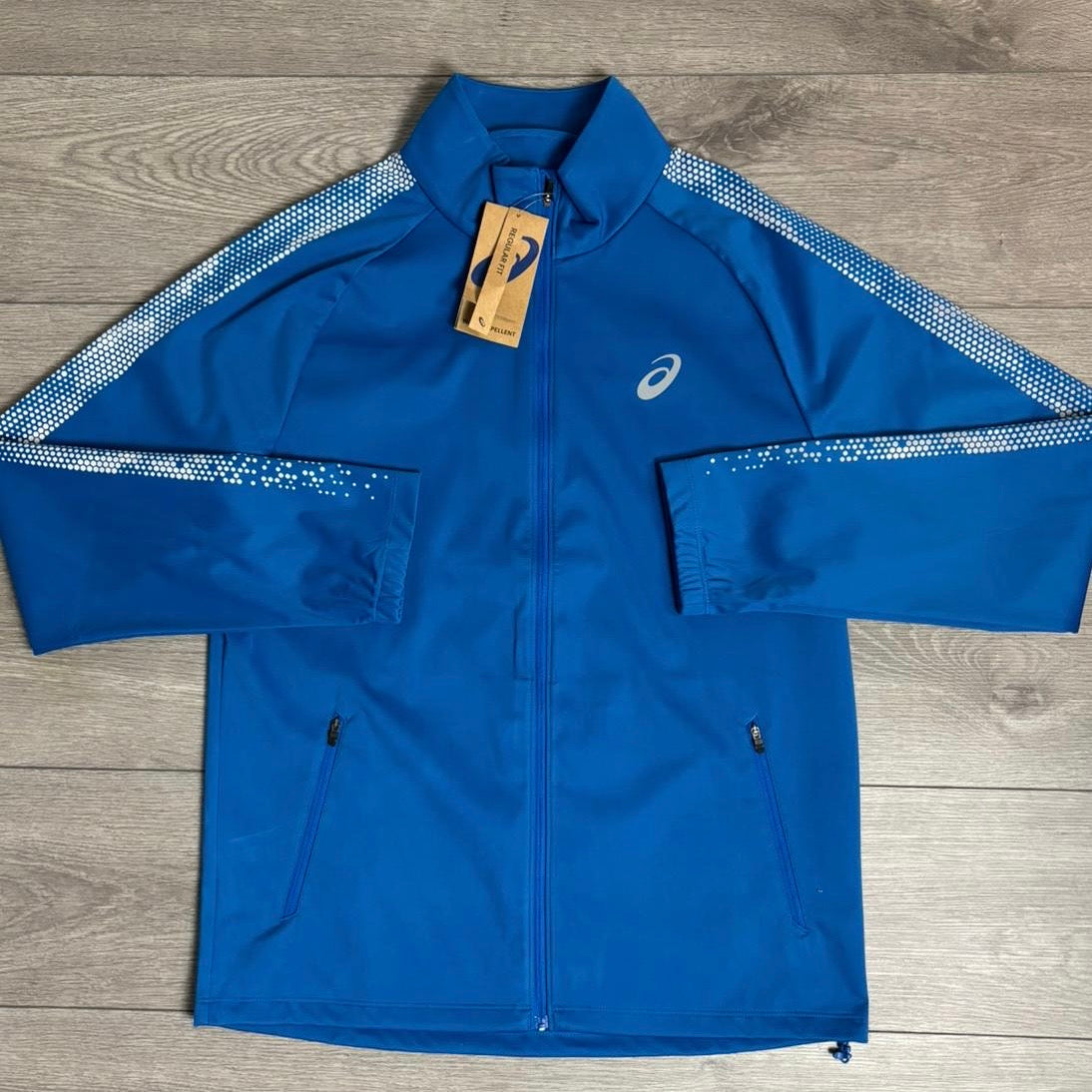 ASICS Sport Reflective Jacket Blue