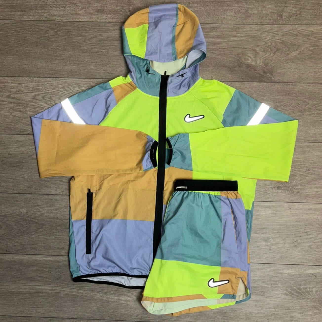 Pre-Loved Nike Patchwork Jacket/ Short Set