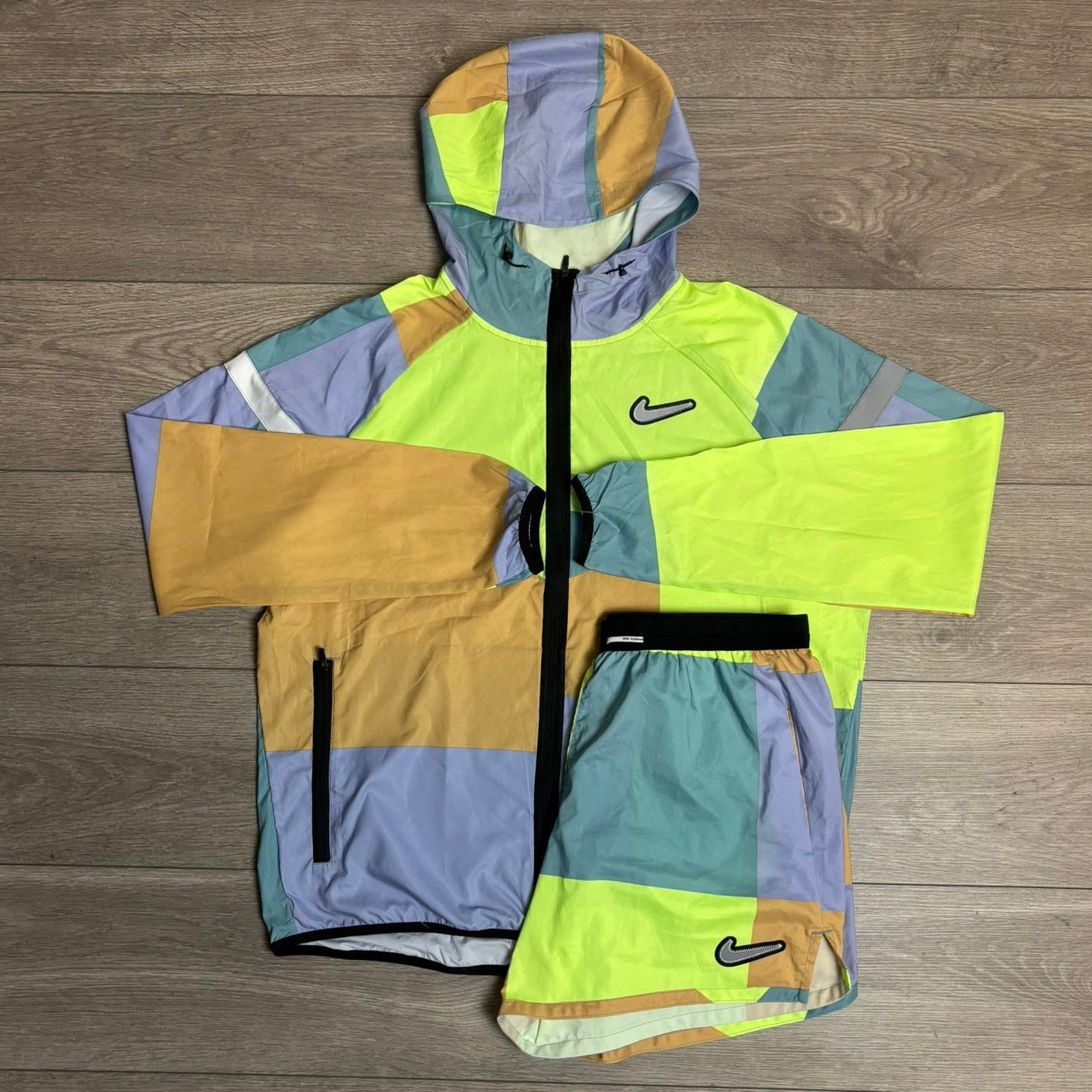 Pre-Loved Nike Patchwork Jacket/ Short Set