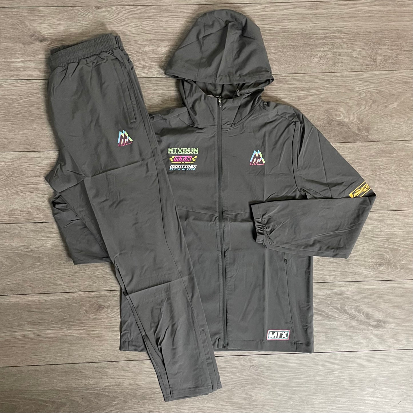 Montirex Speed Run Tracksuit Cement Grey