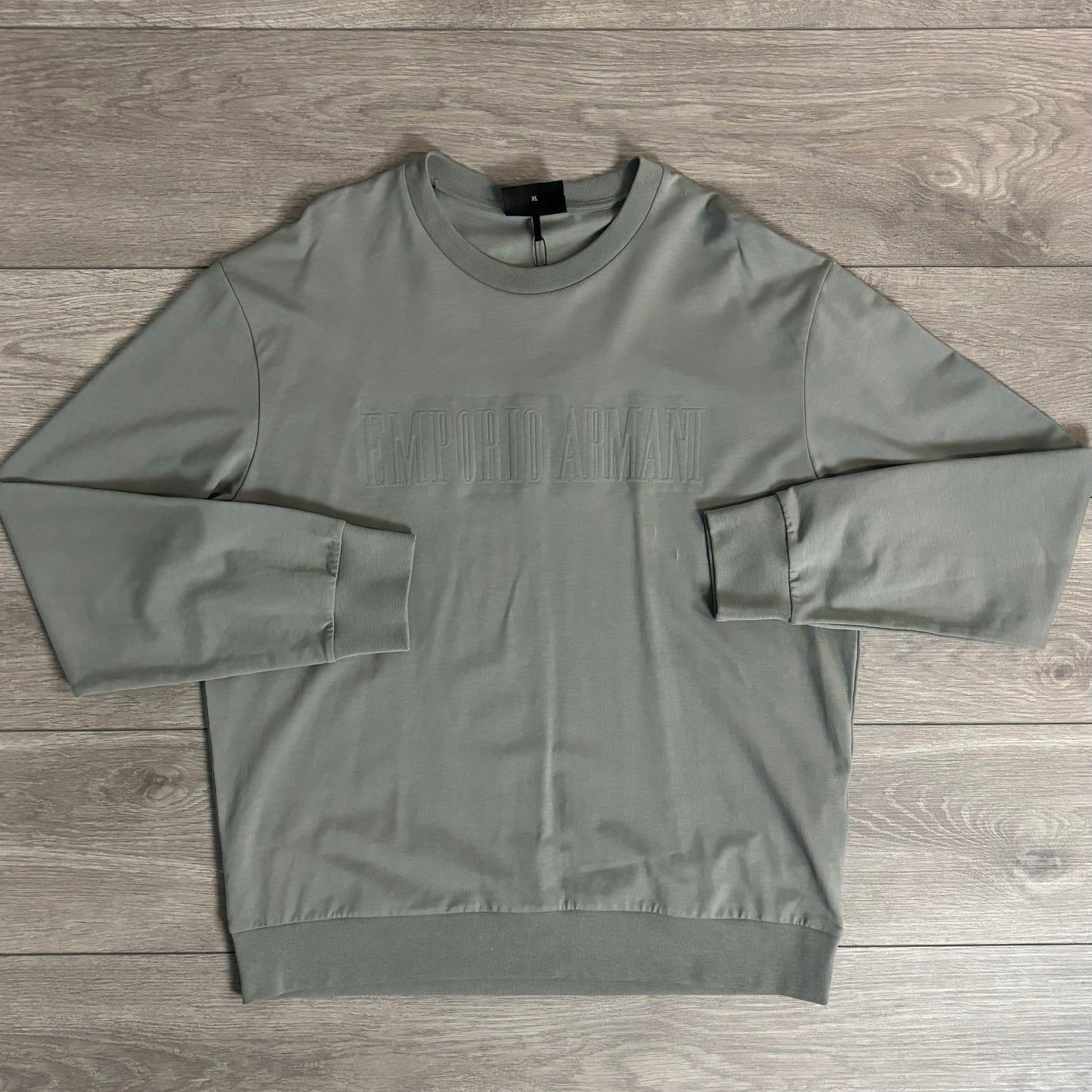 Emporio Armani Grey Imprint Logo Sweatshirt