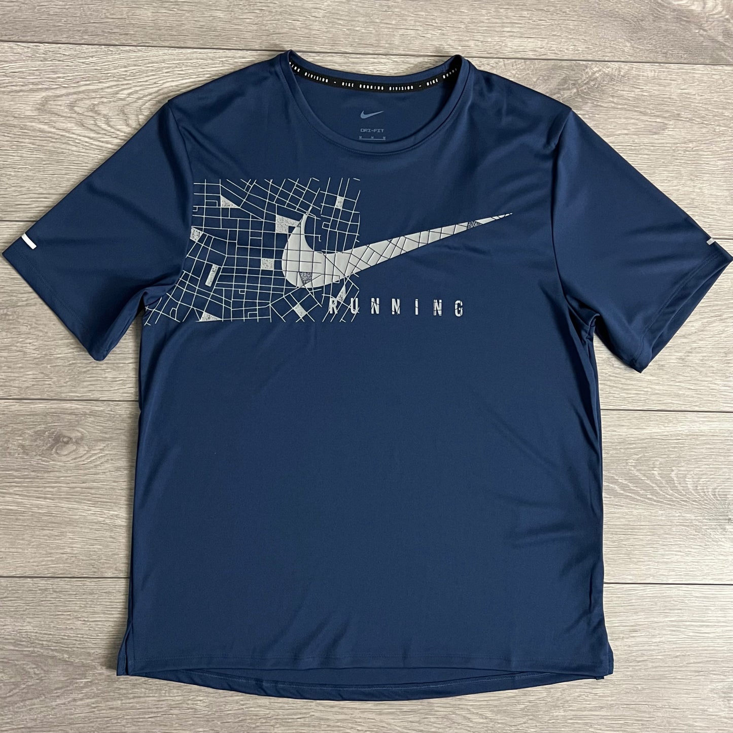 Nike Dri-Fit Run UV Navy T-Shirt