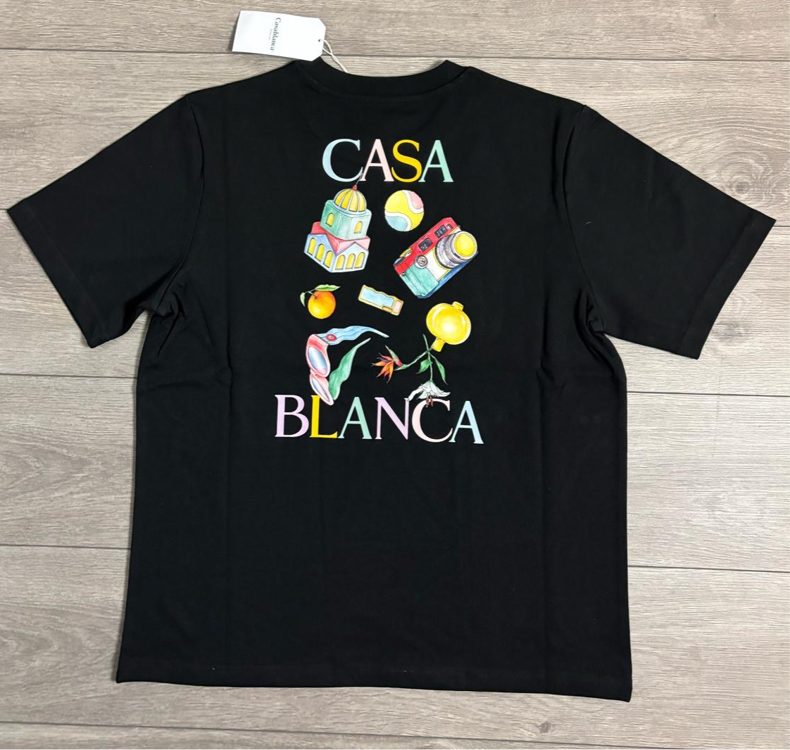 Casa Blanca Objects T-Shirt Black