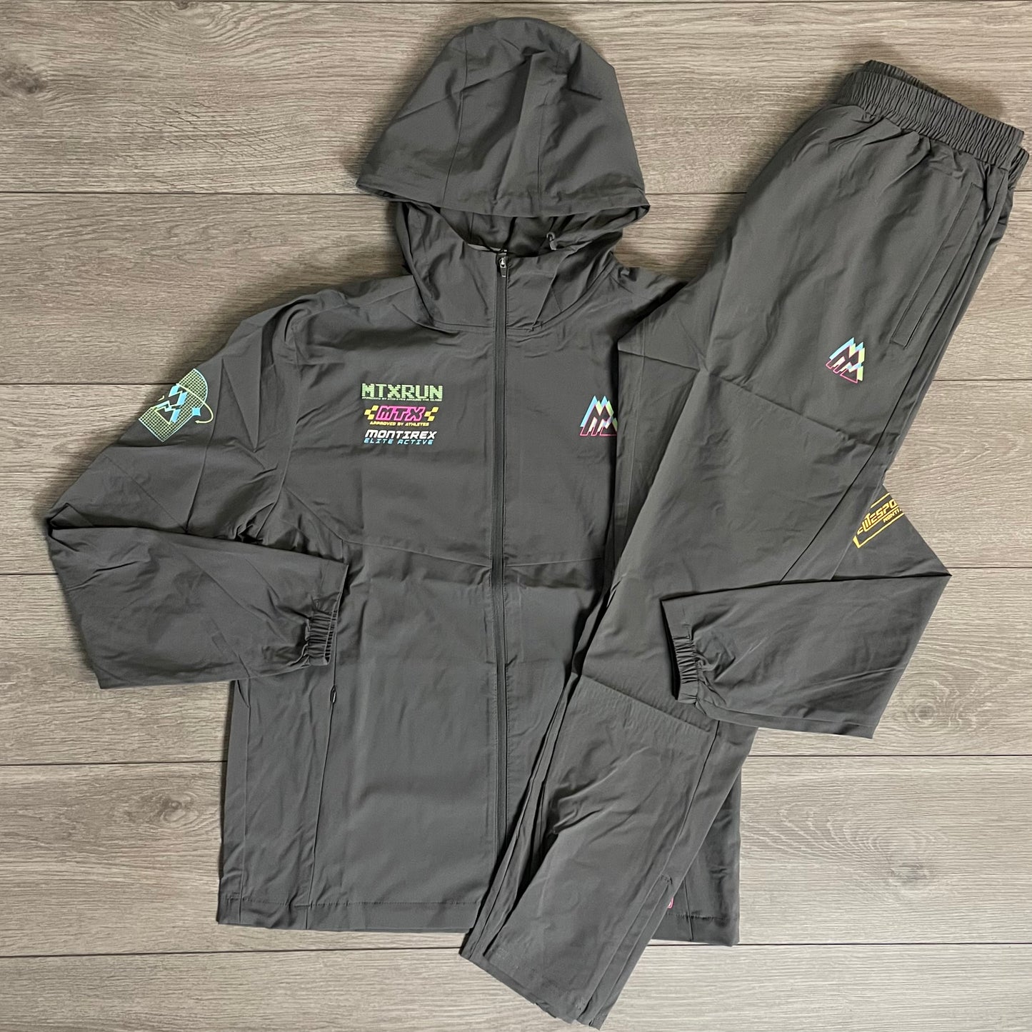 Montirex Speed Run Tracksuit Cement Grey