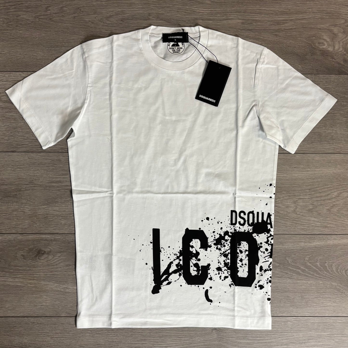 Dsquared2 Icon Splash Cool Fit T-Shirt White