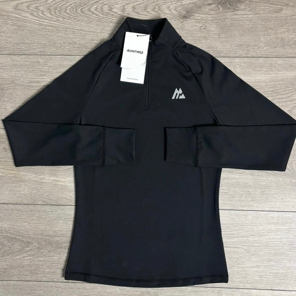 Womens Montirex Pace 1/4 Zip Black