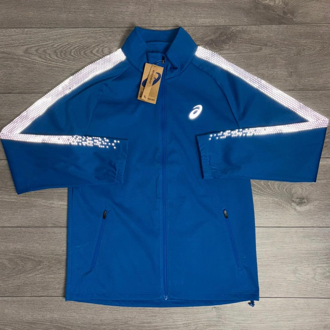 ASICS Sport Reflective Jacket Blue