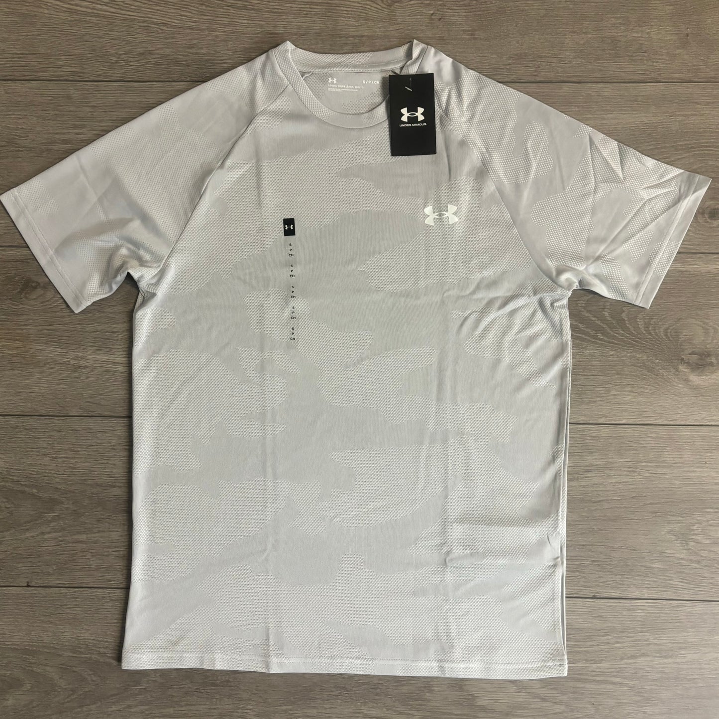 Under Armour Grey Velocity Jacquard T-Shirt