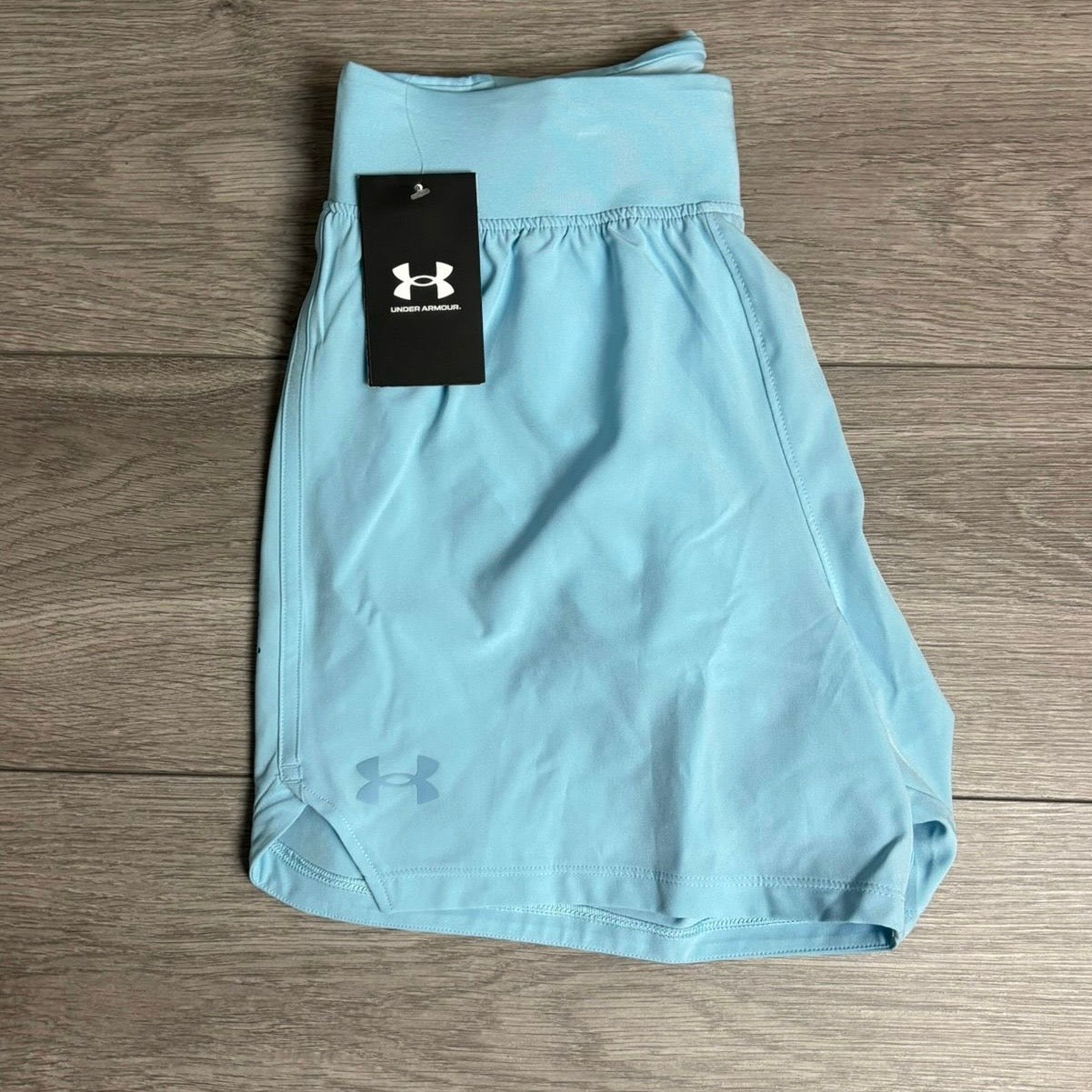 Under Armour Blue Velocity T-Shirt / Speedpocket Shorts Set
