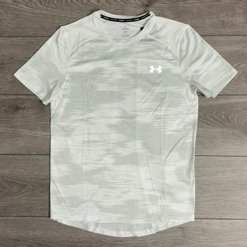 Under Armour Coolswitch Printed T-Shirt Light Grey