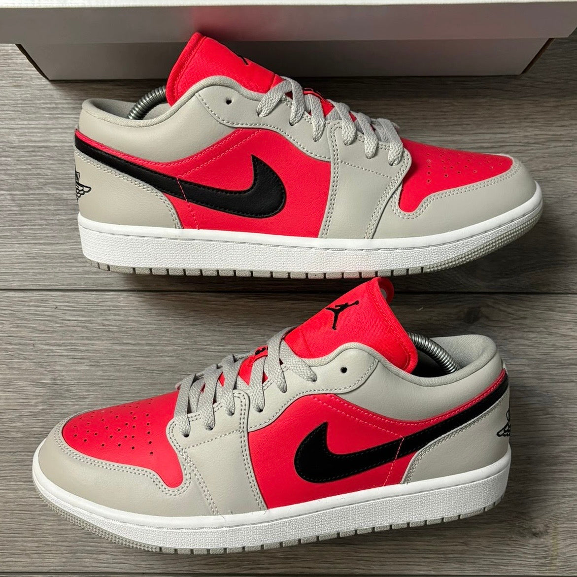 Nike Unisex Air Jordan 1 Low Low Light Iron/Red