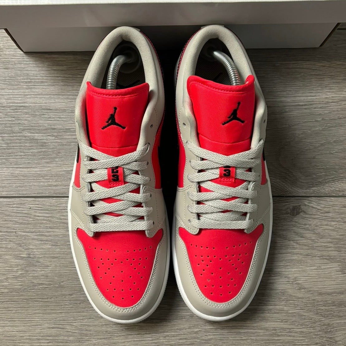 Nike Unisex Air Jordan 1 Low Low Light Iron/Red