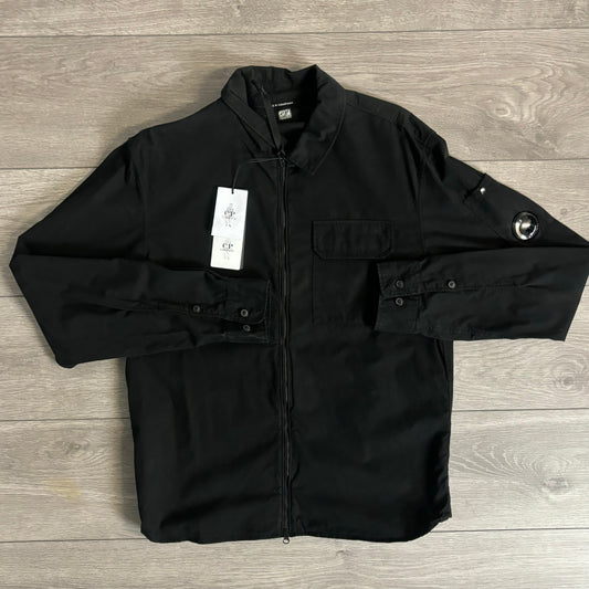 CP Company Black Lens Overshirt Jacket