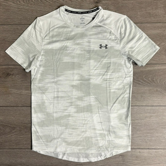 Under Armour Coolswitch Printed T-Shirt Light Grey