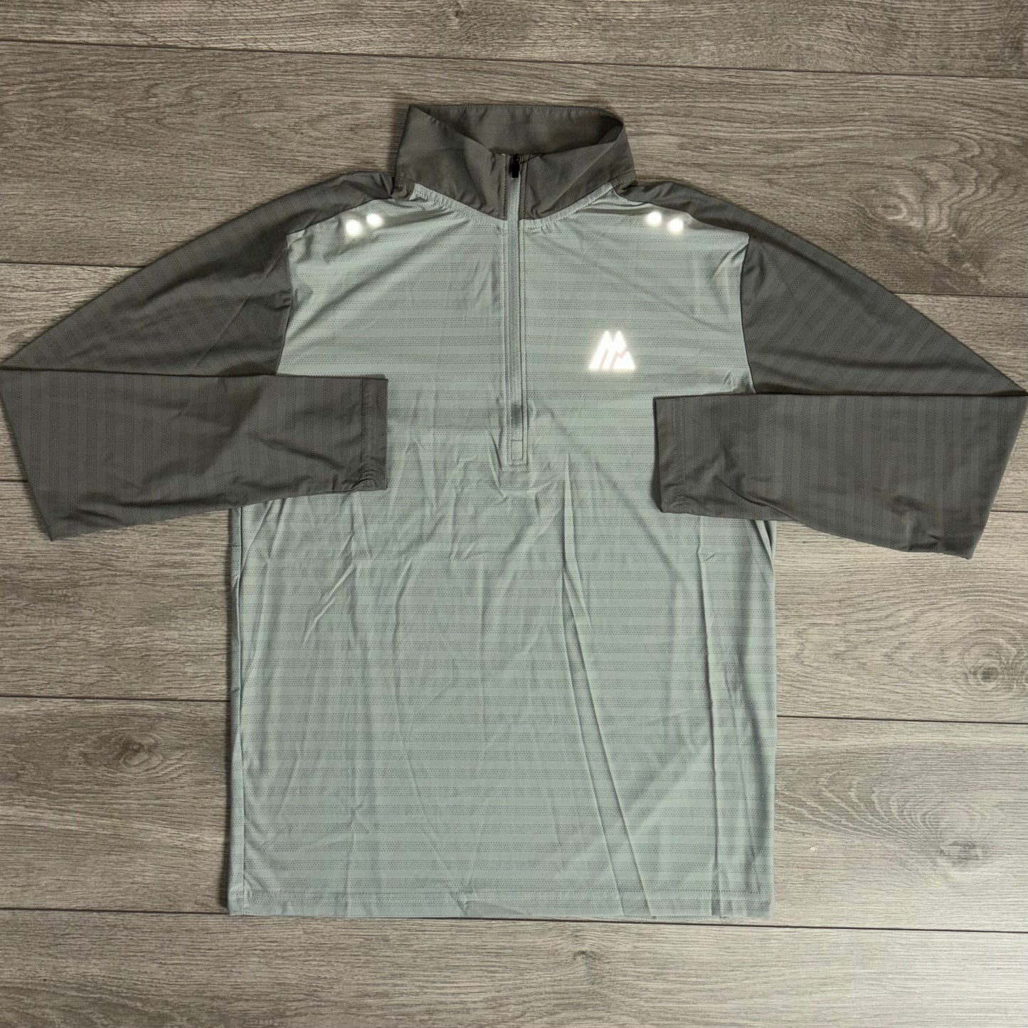 Montirex Draft 2.0 Block 1/4 Zip Cement Grey/Platinum Grey