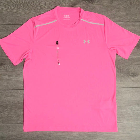 Under Armour Tech Reflective Pink T-Shirt