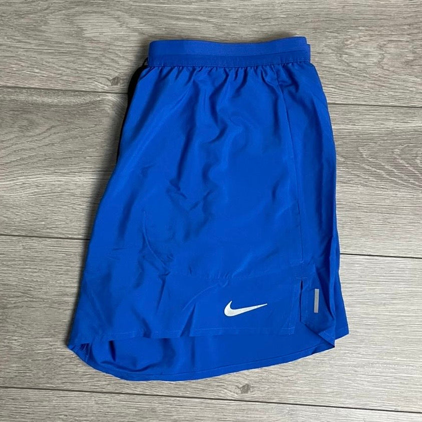 Nike Dri-FIT Run Division Rise 365 T-Shirt Blue / Flex Stride 5 Inch Shorts Blue Set