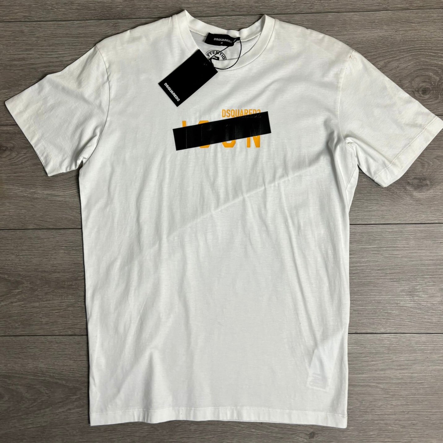 Dsquared2 Tape Icon T-Shirt - White