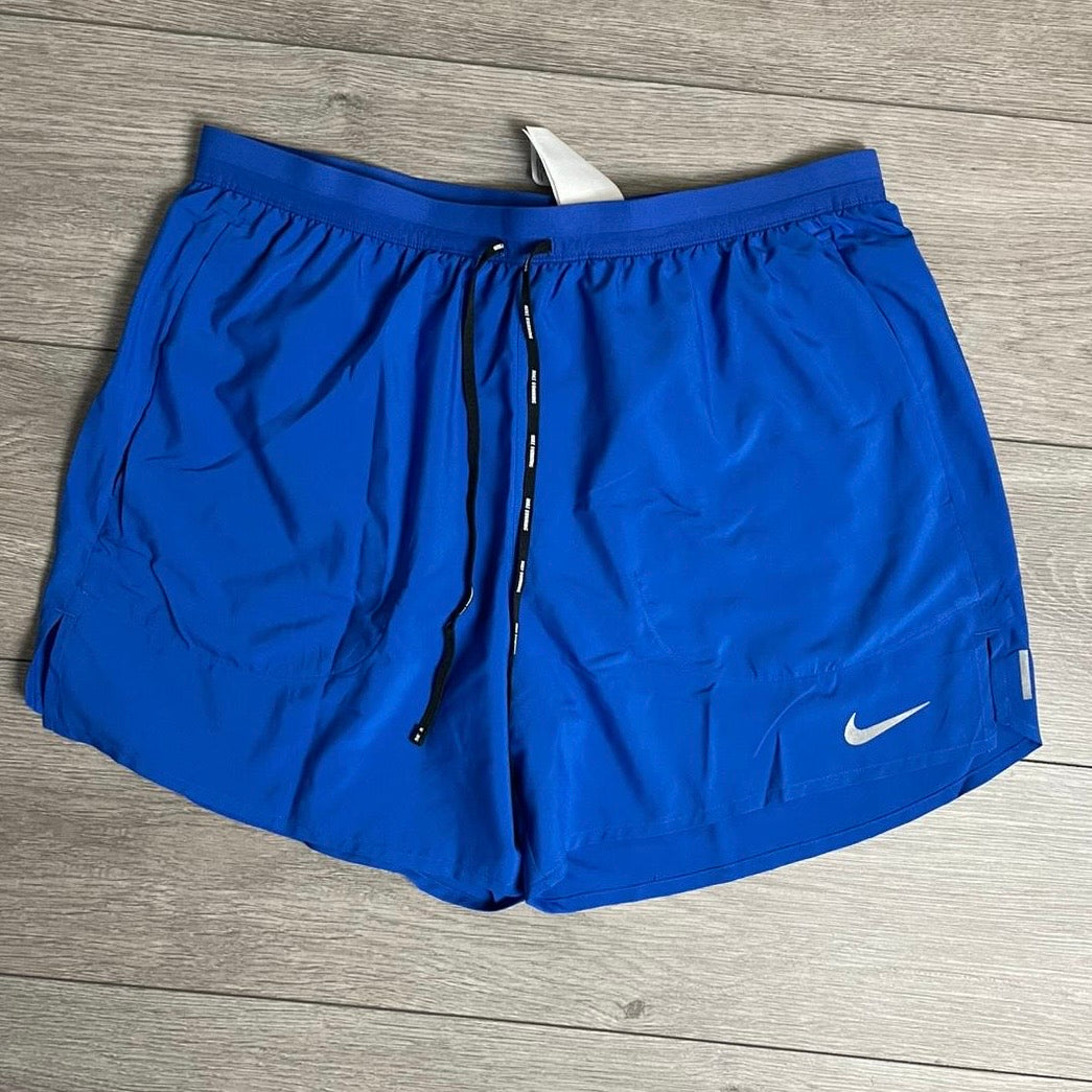 Nike Dri-FIT Run Division Rise 365 T-Shirt Blue / Flex Stride 5 Inch Shorts Blue Set