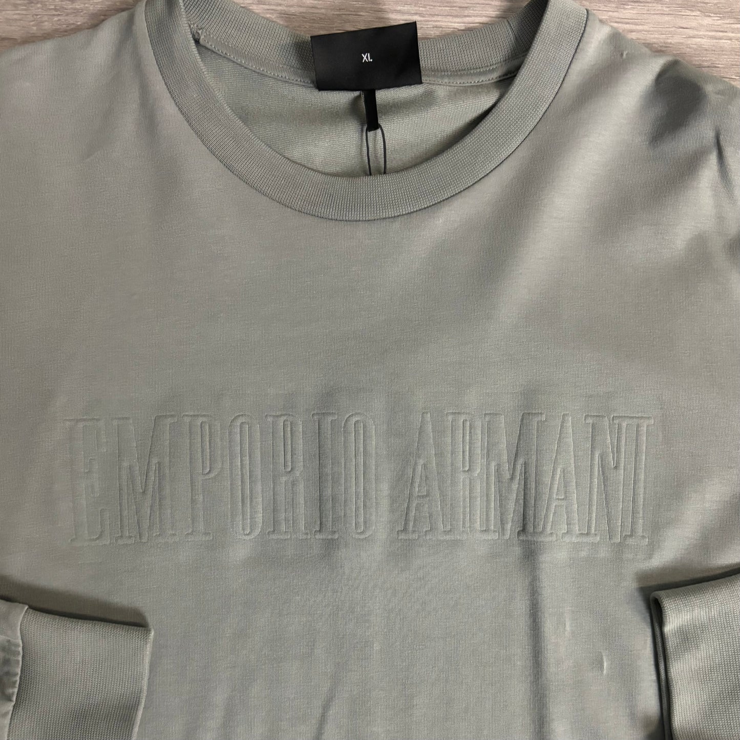 Emporio Armani Grey Imprint Logo Sweatshirt