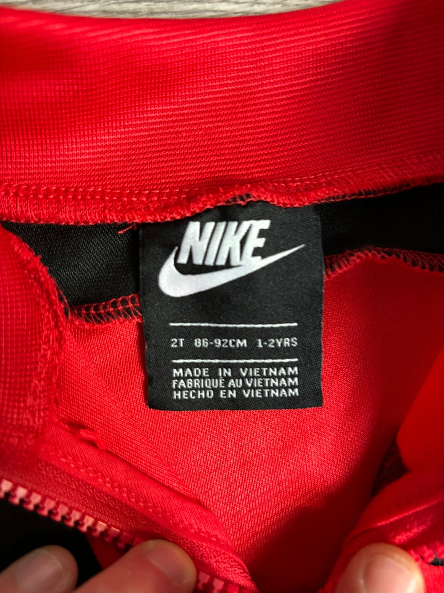 Infants Nike Air Red Tracksuit