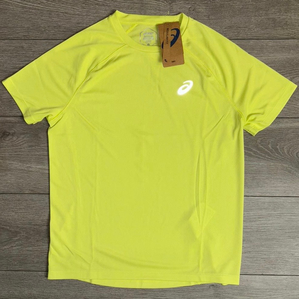 ASICS Sport Run T-Shirt Glow Yellow