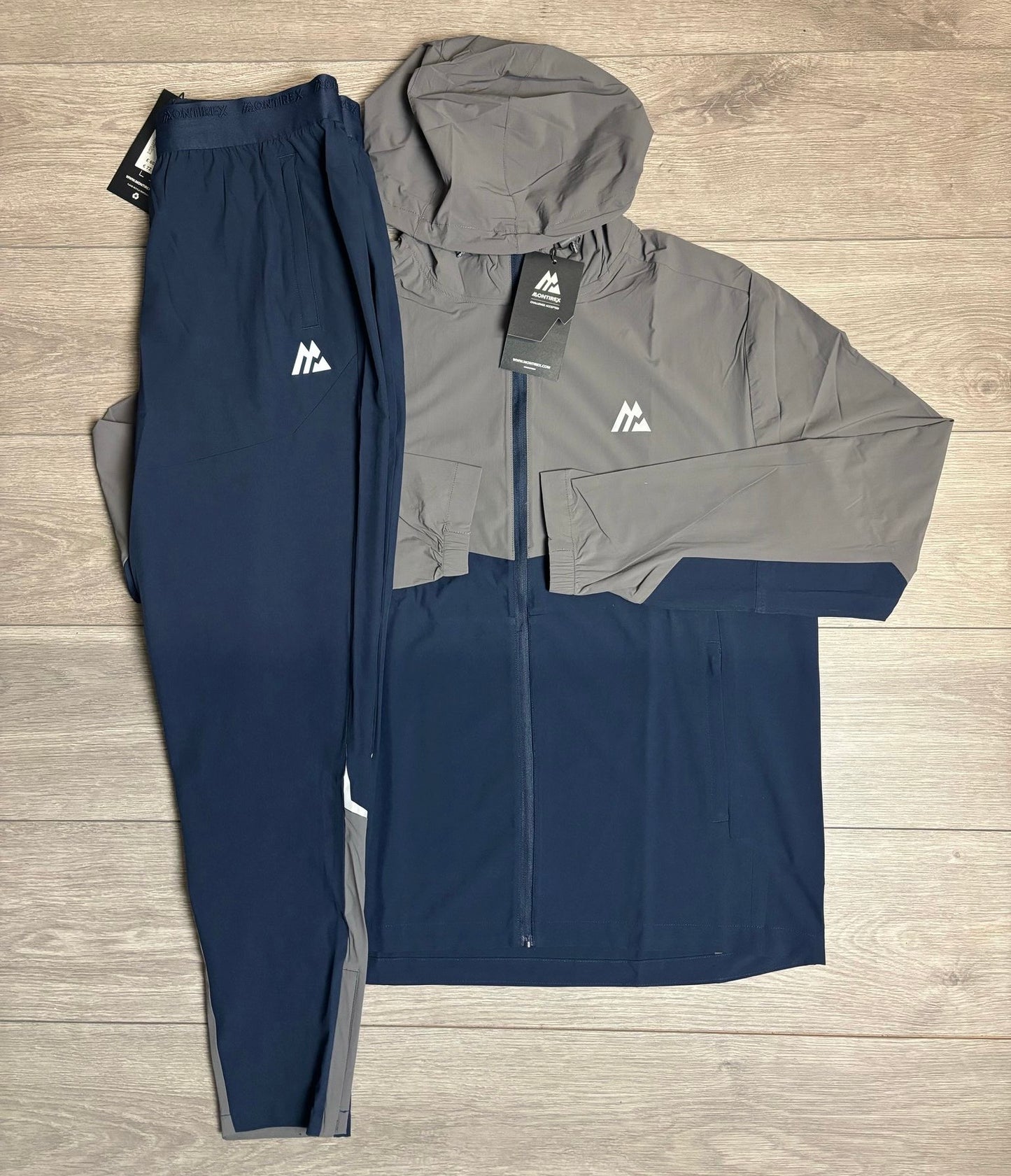 Montirex Surge 2.0 Tracksuit Cement Grey/Midnight Blue