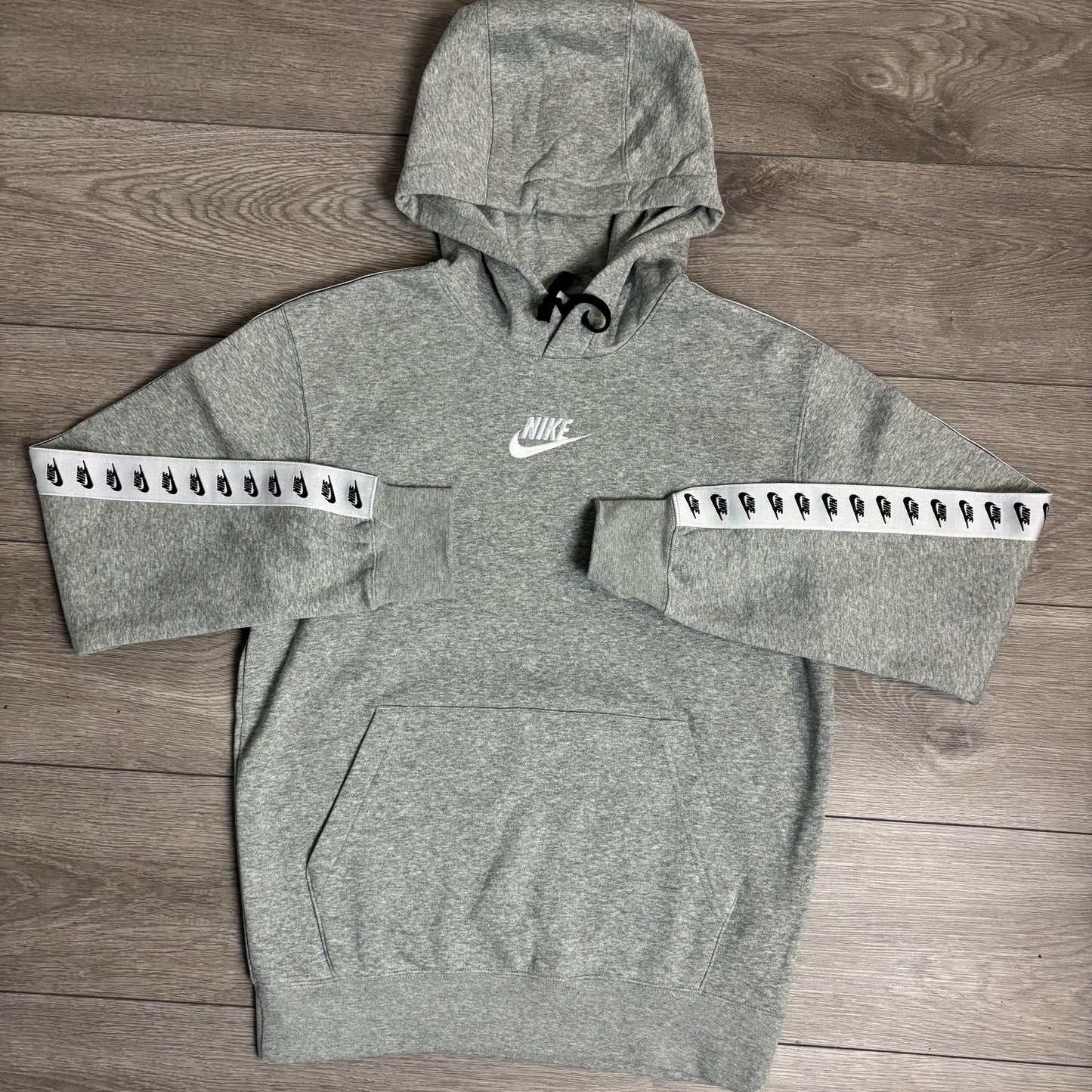 Nike Fleece Repeat Logo Tracksuit Grey