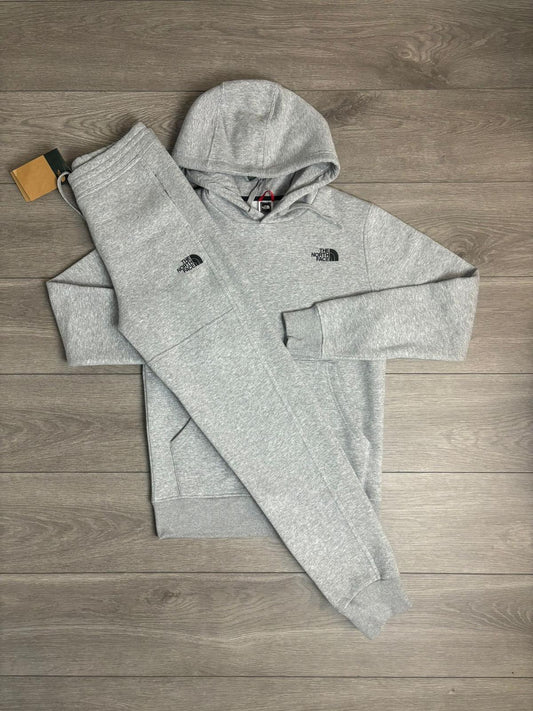 The North Face Grey Fleece Tracksuit