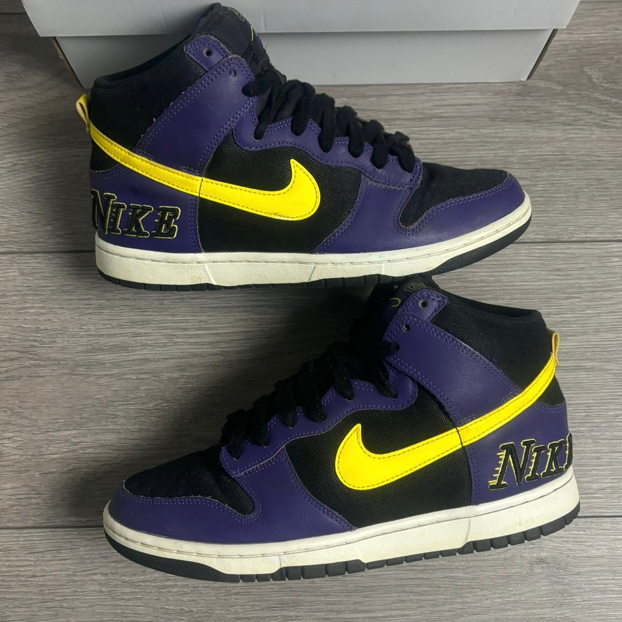 Pre-Loved Nike Dunk High Premium EMB Lakers