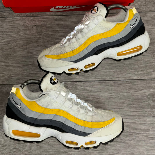 Pre-Loved Nike Air Max 95 White Amarillo Dark Grey