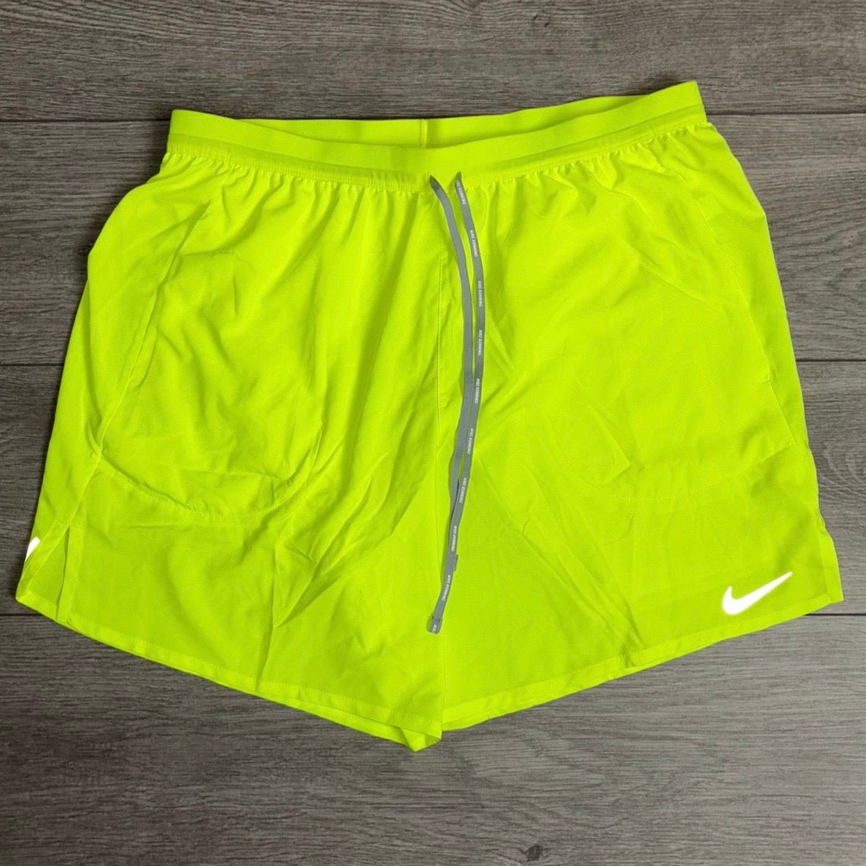 Nike Flex Stride Volt Yellow Shorts