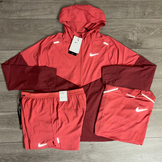 Nike Adobe Repel Windrunner / Adobe Flex Stride Shorts / Adobe Miler 1.0 T-Shirt 3 Piece Set