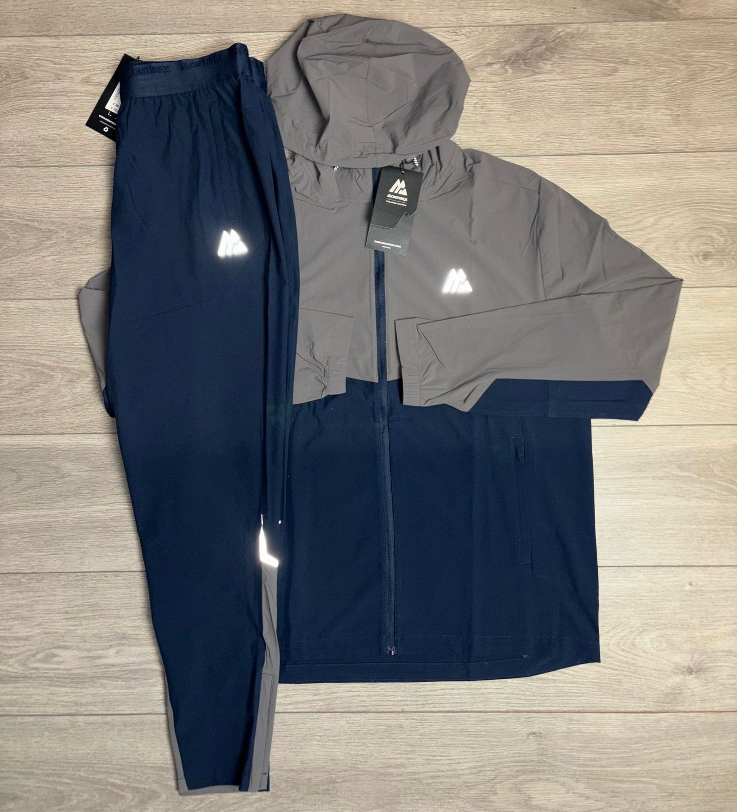 Montirex Surge 2.0 Tracksuit Cement Grey/Midnight Blue