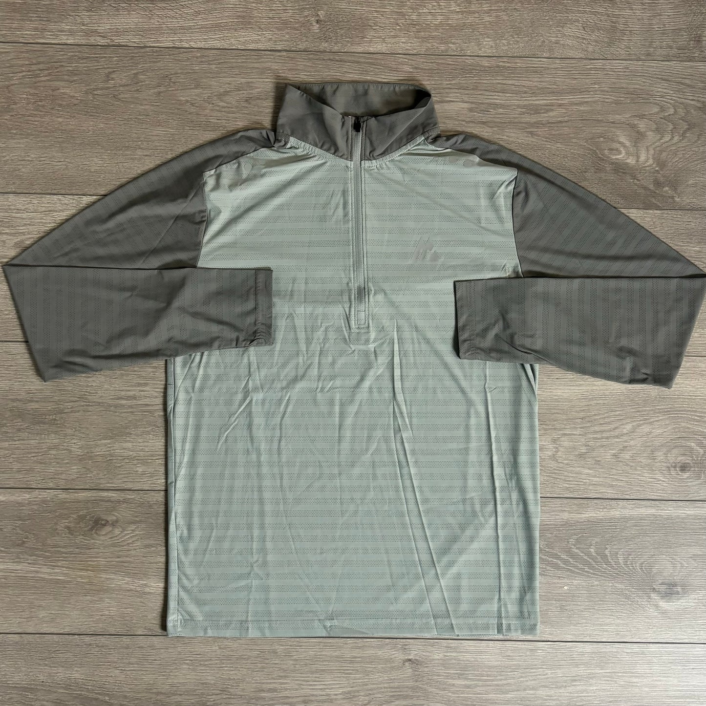 Montirex Draft 2.0 Block 1/4 Zip Cement Grey/Platinum Grey