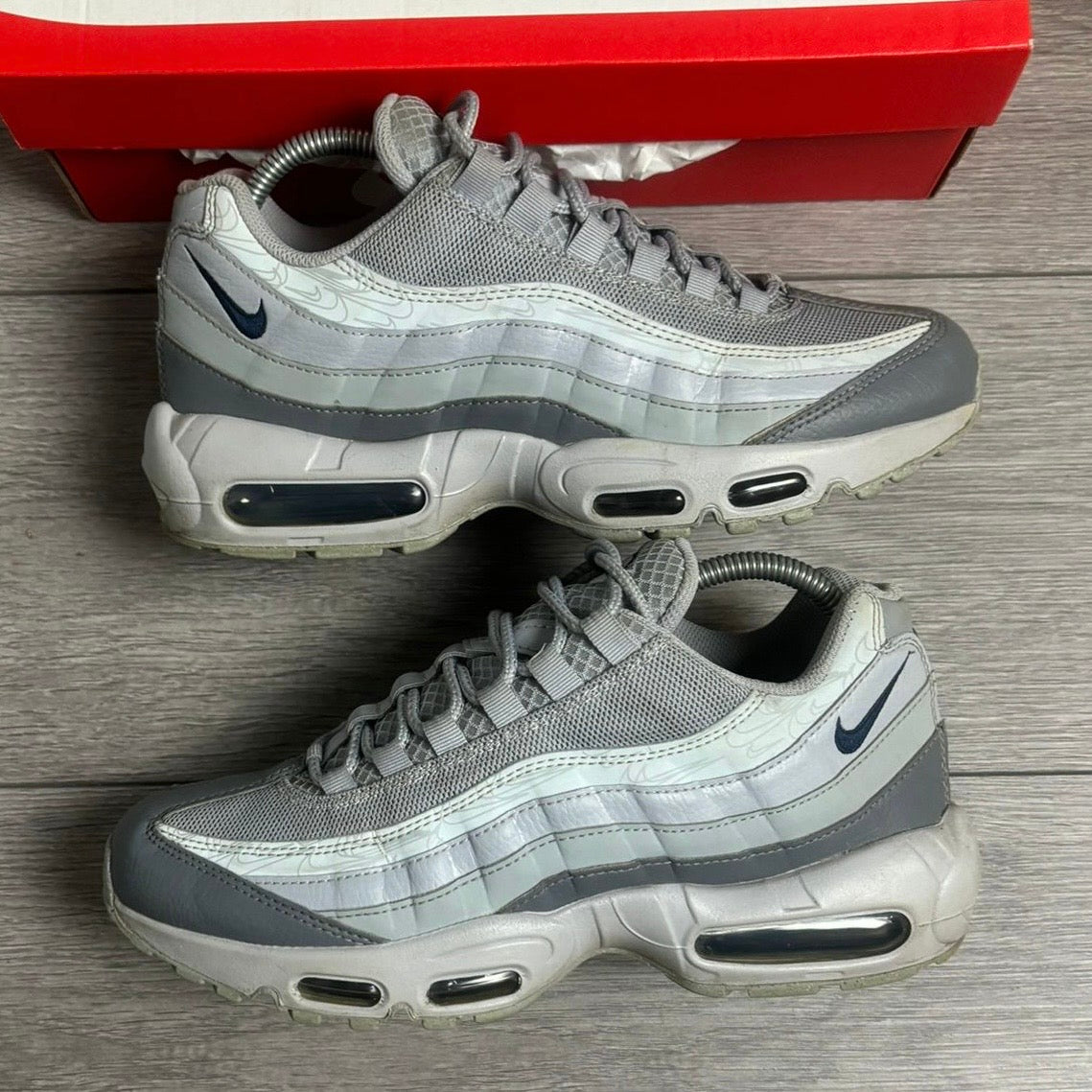 Pre-Loved Nike Air Max 95 Wolf Grey Midnight Navy