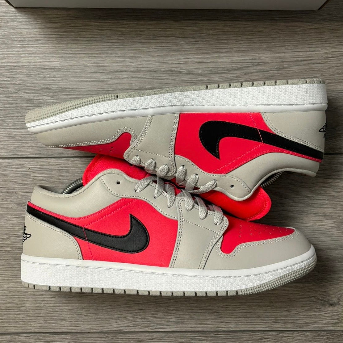 Nike Unisex Air Jordan 1 Low Low Light Iron/Red