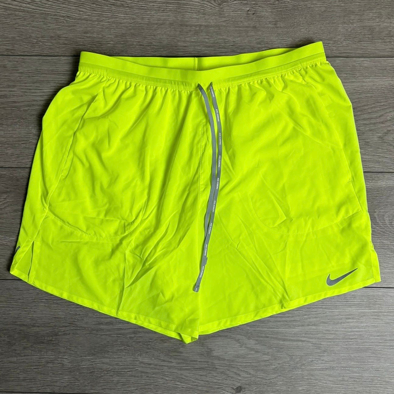 Nike Flex Stride Volt Yellow Shorts